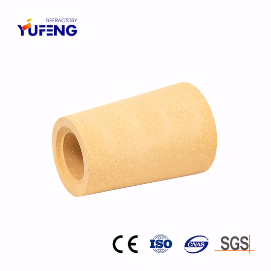 Molten Steel Pouring Control Material Hollowware Casting Refractory Round/Square Tube/Spider/Funnel Fire Bricks for Foundry