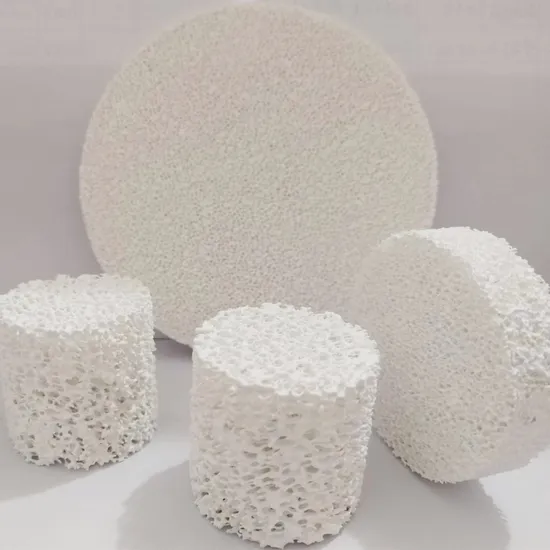 High Temperature Ceramic Foam Plate Alumina Material 35