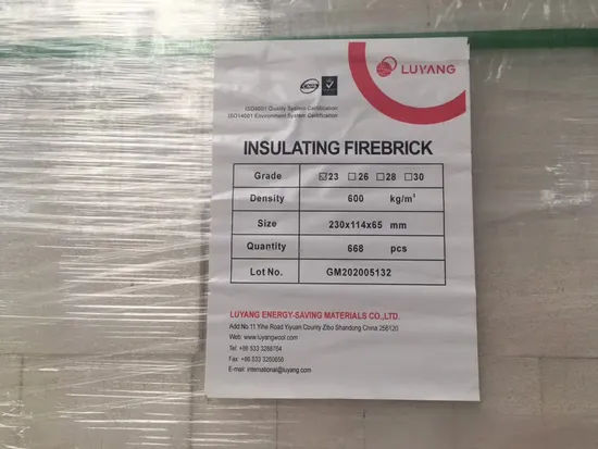 G26 Thermal Heat Insulation Furnace White Refractory Raw Materials CF Insulation Bricks 