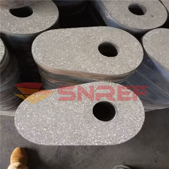 B250 Ladle Slide Gate Plate Refractories for Continuous Cast Refractory