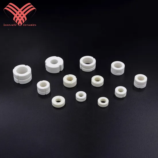 Customized Size Hole Ceramic Shaft Sleeve 96% Zro2 Material Ceramics Product 