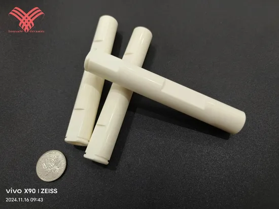 Ceramic Product Pressure Free Sintered Silicon Carbide Materials Ceramic Pipe 